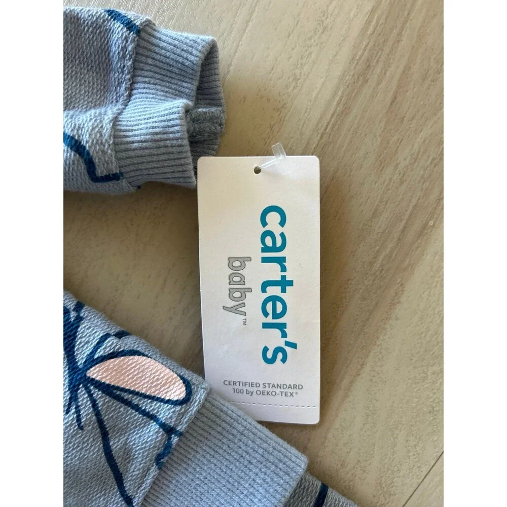 Carter's Baby Girls Butterfly Hoodie and Pants Set